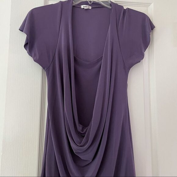 Studio Y purple slip on dress - Picture 7 of 11